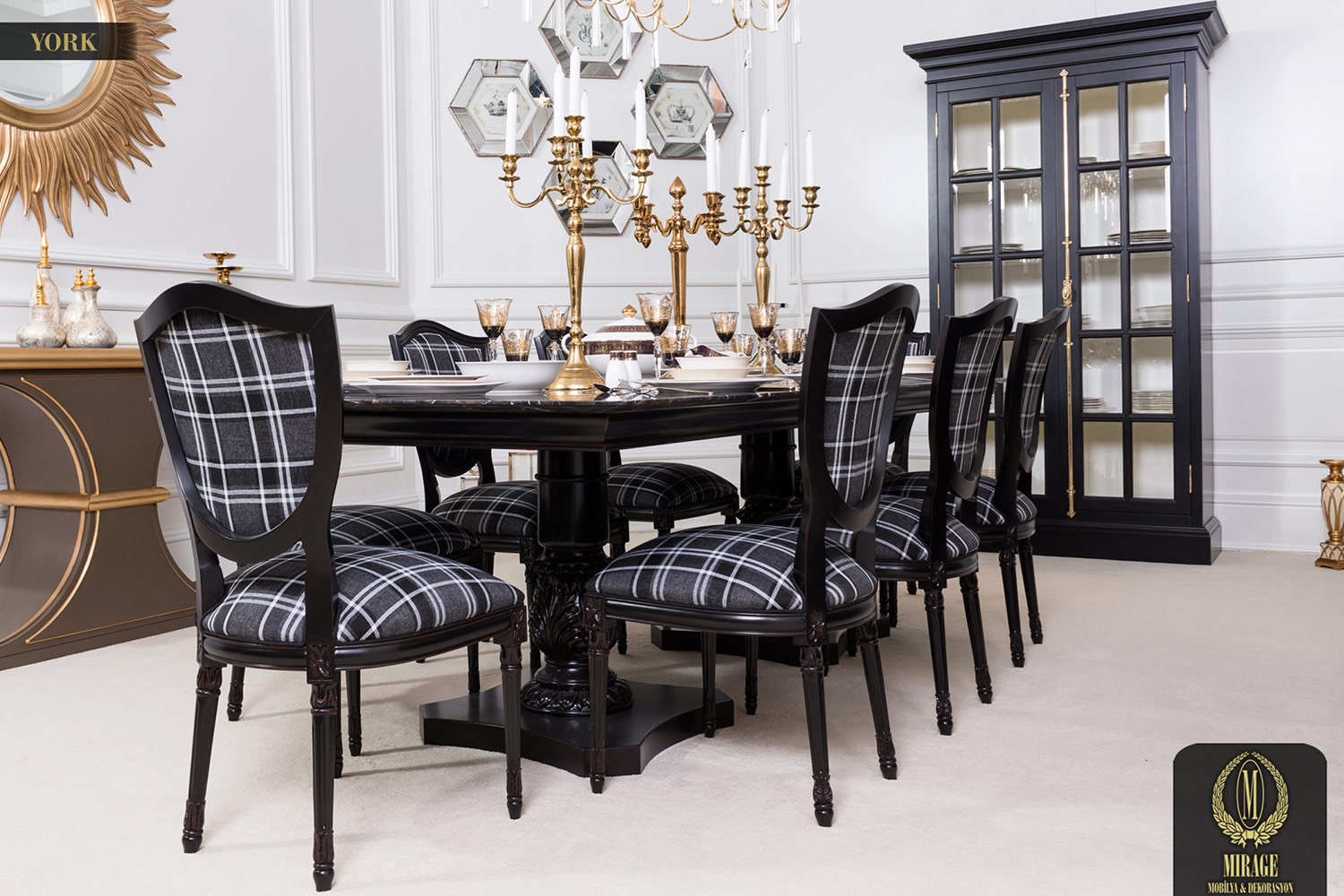 Mirage Furniture - York Dining Room